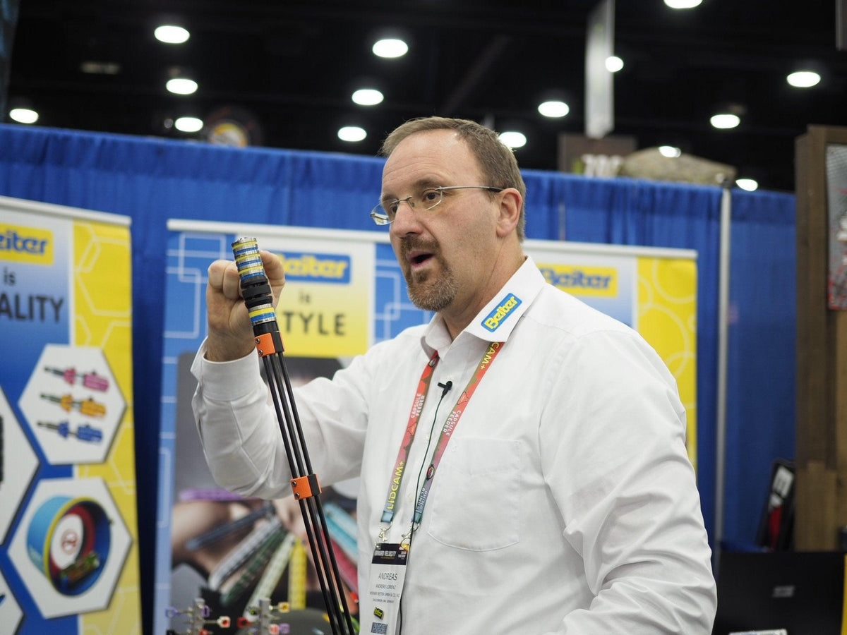 George Beiter Beiter shows us the new V-BOX dampening system - 2019 ATA — Canada ...