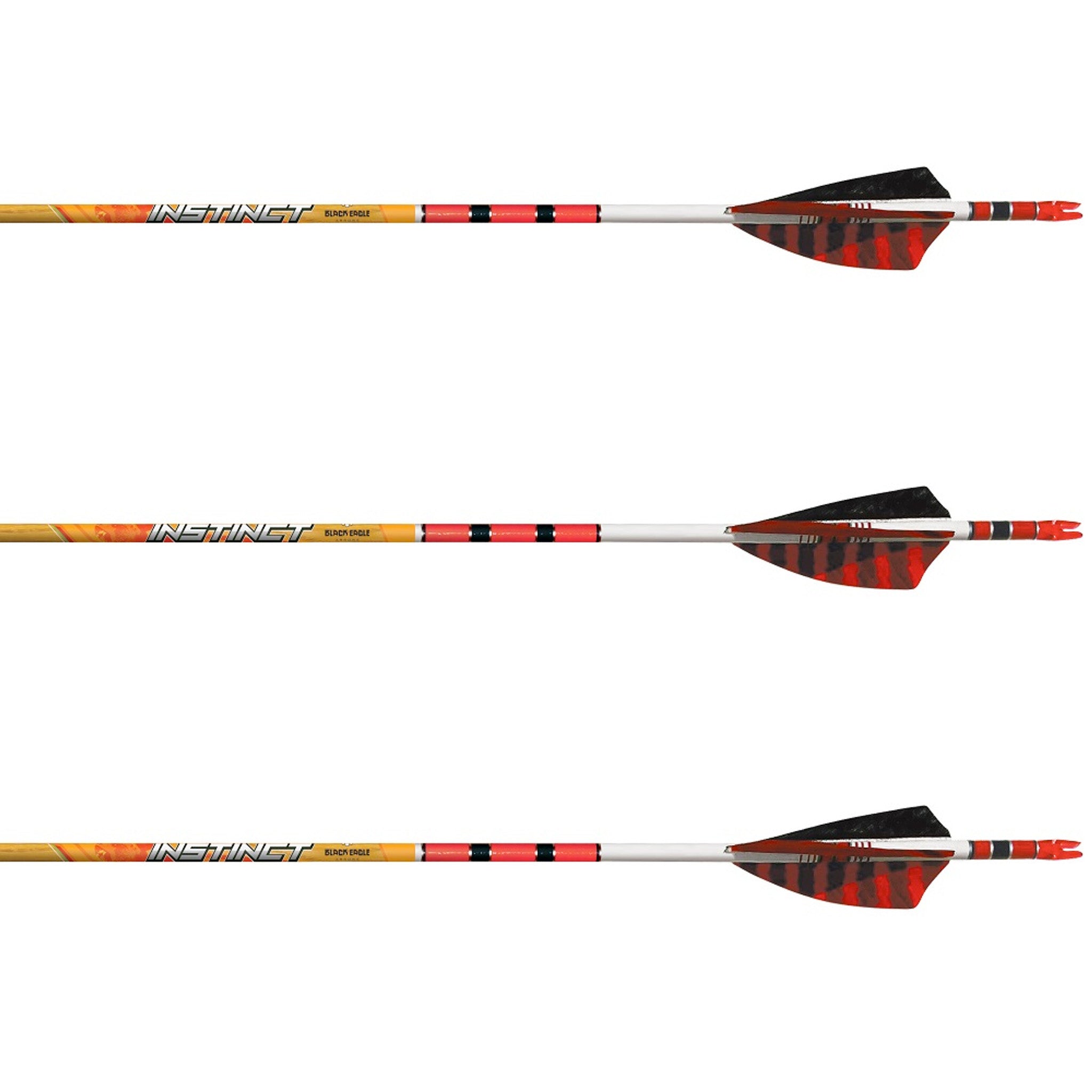 Black Eagle Instinct Arrow (Fletched w/Feathers)-Canada Archery Online