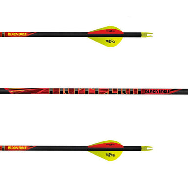 Black Eagle Outlaw Arrow (Fletched w/Vanes)-Canada Archery Online