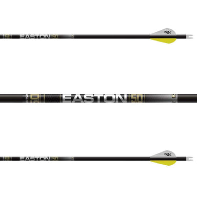 Easton 5.0 5mm Arrow w/HIT inserts (Fletched w/Vanes)-Canada Archery Online
