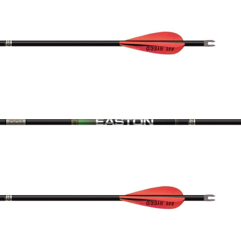 Easton Axis 4mm Match Grade Arrow w/Half-Outs (Fletched w/ Vanes)-Canada Archery Online
