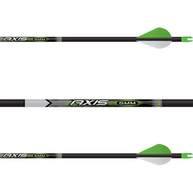 Easton Axis 5mm Arrow w/Half-Outs (Fletched w/Vanes)-Canada Archery Online