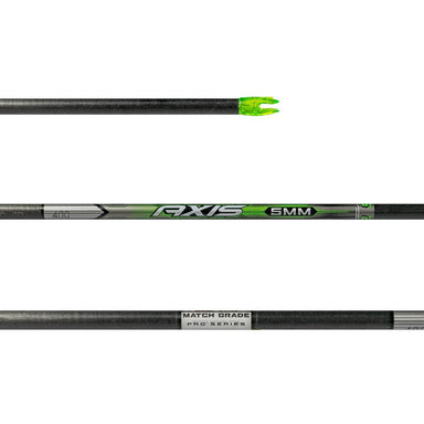 Easton Axis 5mm Match Grade Arrow w/HIT inserts and Collars (shafts)-Canada Archery Online