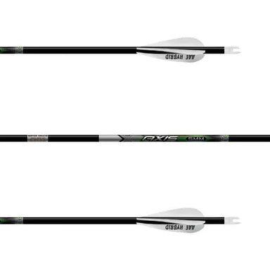 Easton Axis Match Grade 5mm Arrow w/HIT Inserts and Collars (Fletched w/Vanes)-Canada Archery Online