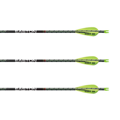 Easton FMJ Match Grade 5mm Arrow w/HIT Inserts and Collars (Fletched w/Vanes)-Canada Archery Online