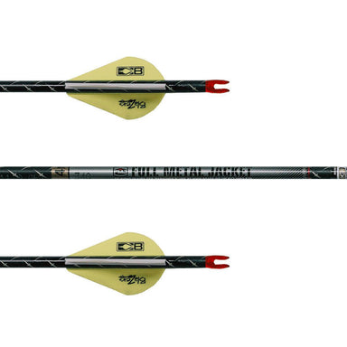 Easton Full Metal Jacket 4mm Match Grade Arrow (Fletched w/ Vanes)-Canada Archery Online