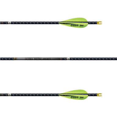 Easton Full Metal Jacket 4mm Match Grade Arrow w/Half-Outs (Fletched w/ Vanes)-Canada Archery Online