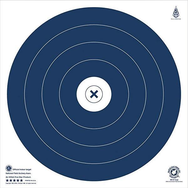 Maple Leaf Official NFAA 40cm, Single Spot, Target Face (NFI-1P)-Canada Archery Online