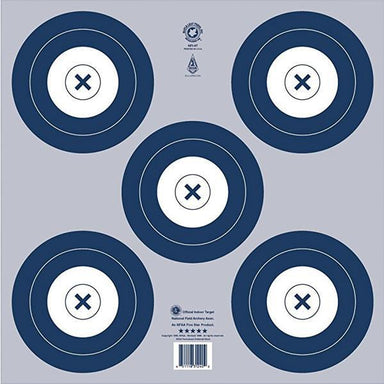 Maple Leaf Official NFAA 5-Spot Target Face (NFI-2P)-Canada Archery Online