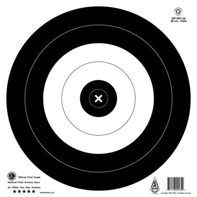 Maple Leaf Official NFAA Field 35cm, Waterproof Target Face (NFF-35 WP)-Canada Archery Online
