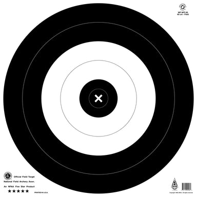 Maple Leaf Official NFAA Field 65cm, Waterproof Target Face (NFF-65 WP)-Canada Archery Online