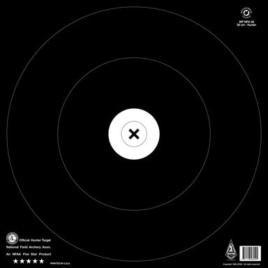 Maple Leaf Official NFAA Hunter 50cm, Waterproof Target Face (NFH-50 WP)-Canada Archery Online