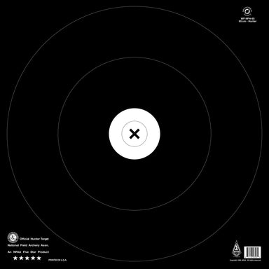 Maple Leaf Official NFAA Hunter 65cm, Waterproof Target Face (NFH-65 WP)-Canada Archery Online