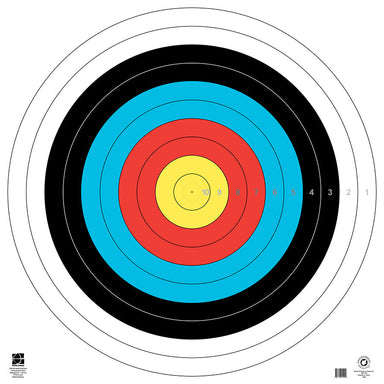 Maple Leaf Official World Archery 122cm, 10 Ring, Waterproof Target Face (WP 122)-Canada Archery Online