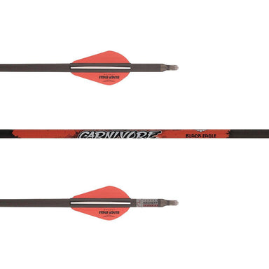 Black Eagle Carnivore Arrow (Fletched w/Vanes)-Canada Archery Online