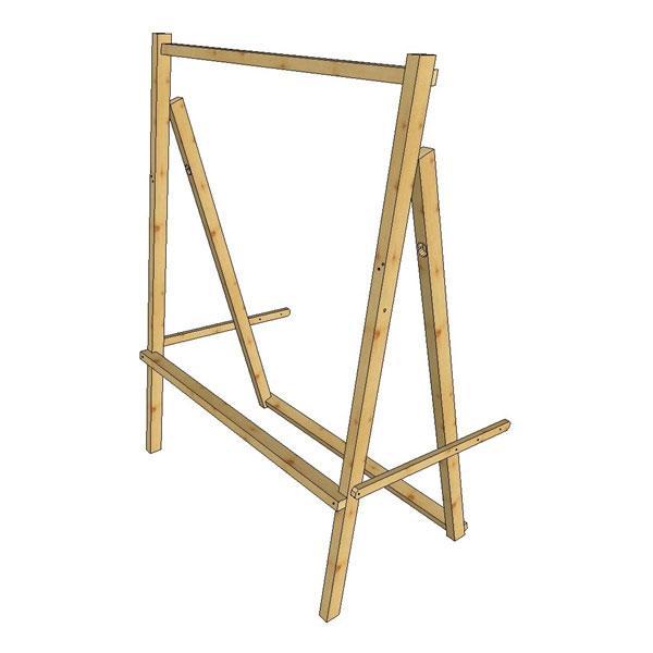 DANAGE DOMINO Type A Wooden Target Stand — Canada Archery Online