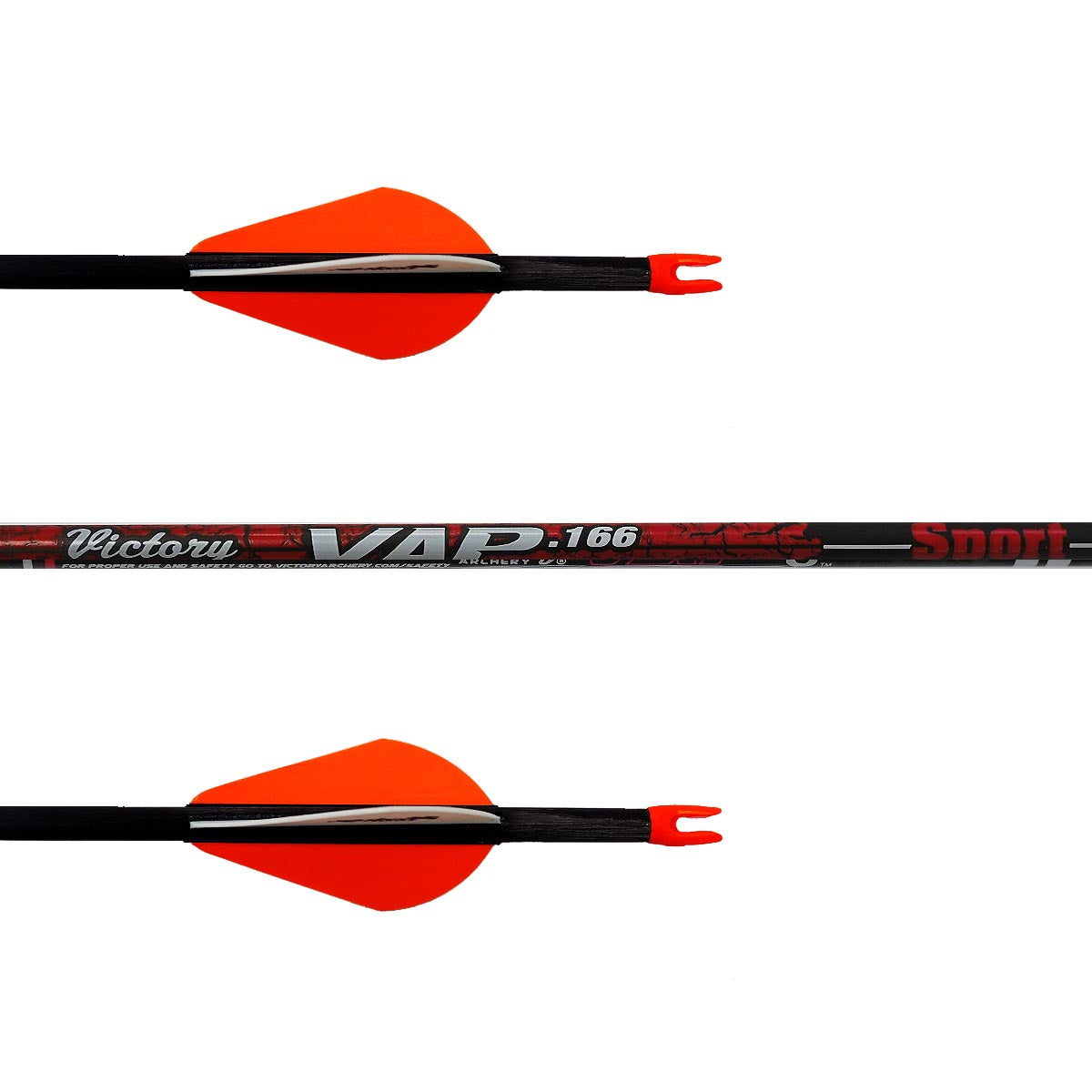 Victory VAP Sport V6 Arrow (Fletched w/Vanes)-Canada Archery Online
